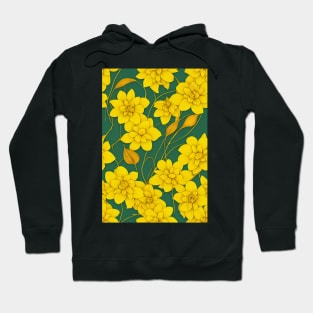 Beautiful Stylized Yellow Flowers, for all those who love nature #181 Hoodie